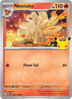 Ninetales, 30th Celebration #10/128