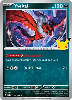 Yveltal, 30th Celebration #100/128