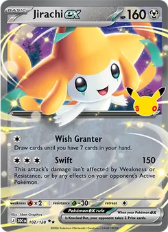 Jirachi ex, 30th Celebration #102/128