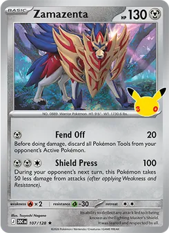 Zamazenta, 30th Celebration #107/128