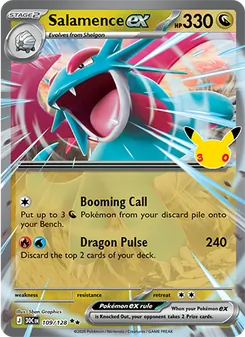 Salamence ex, 30th Celebration #109/128