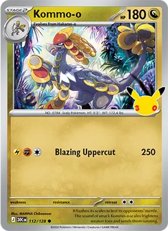 Kommo-o, 30th Celebration #112/128