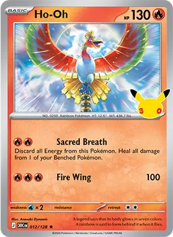 Ho-Oh, 30th Celebration #12/128
