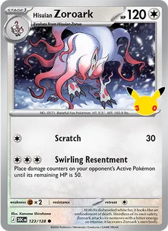 Hisuian Zoroark, 30th Celebration #123/128