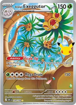 Alolan Exeggutor, 30th Celebration #129/128