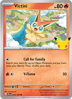 Victini, 30th Celebration #13/128