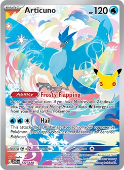 Articuno, 30th Celebration #132/128