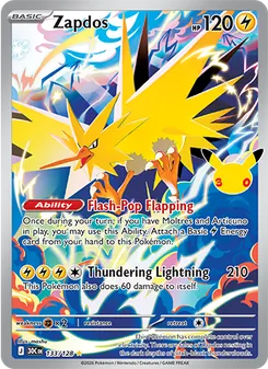 Zapdos, 30th Celebration #133/128