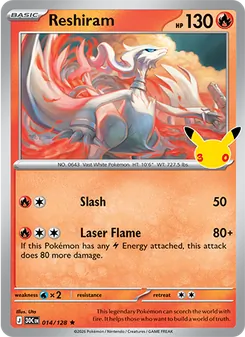 Reshiram, 30th Celebration #14/128