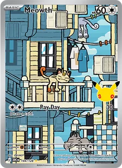 Meowth, 30th Celebration #144/128