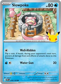 Slowpoke, 30th Celebration #16/128