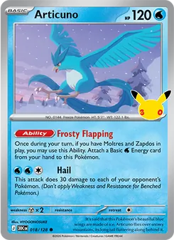 Articuno, 30th Celebration #18/128