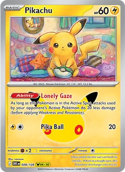 Pikachu, 30th Celebration #28/128