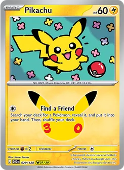 Pikachu, 30th Celebration #29/128