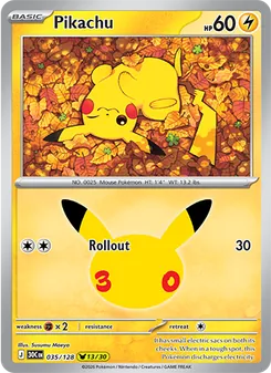 Pikachu, 30th Celebration #35/128