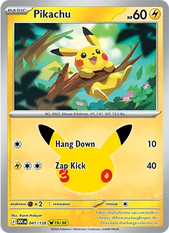 Pikachu, 30th Celebration #41/128