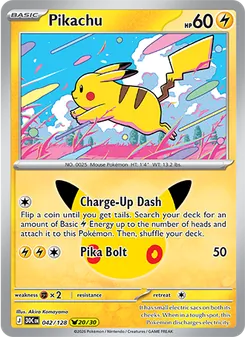 Pikachu, 30th Celebration #42/128