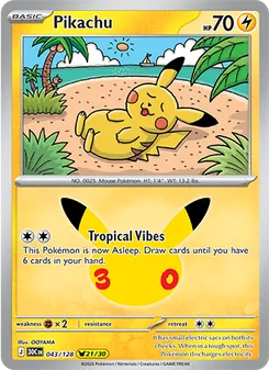 Pikachu, 30th Celebration #43/128