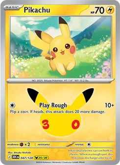 Pikachu, 30th Celebration #47/128