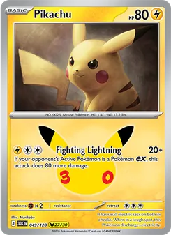 Pikachu, 30th Celebration #49/128