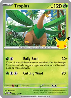 Tropius, 30th Celebration #5/128