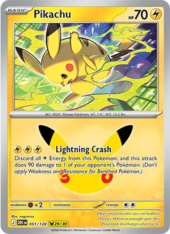 Pikachu, 30th Celebration #51/128