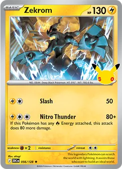 Zekrom, 30th Celebration #56/128