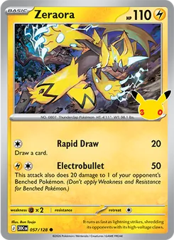 Zeraora, 30th Celebration #57/128