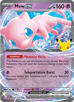 Mew ex, 30th Celebration #66/128