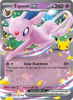 Espeon ex, 30th Celebration #70/128