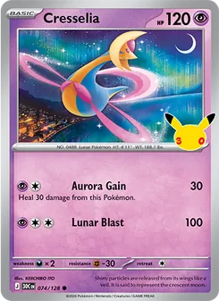 Cresselia, 30th Celebration #74/128