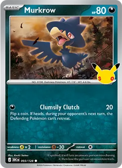 Murkrow, 30th Celebration #93/128