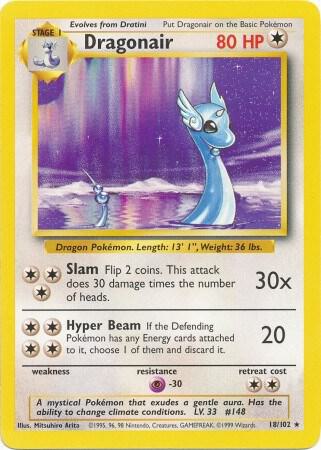 Dragonair, Base Set #18