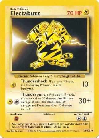 Electabuzz, Base Set #20
