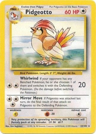 Pidgeotto, Base Set #22