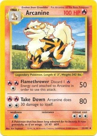 Arcanine, Base Set #23