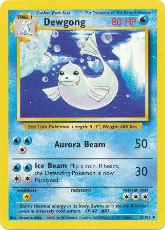 Dewgong, Base Set #25