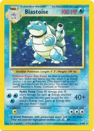 Blastoise, Base Set #2