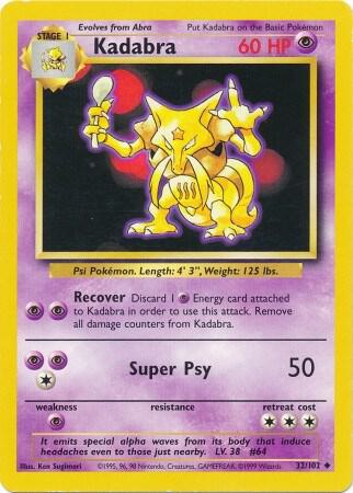 Kadabra, Base Set #32