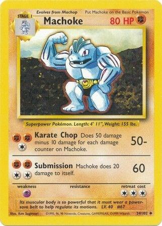 Machoke, Base Set #34