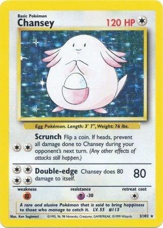 Chansey, Base Set #3