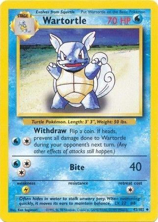 Wartortle, Base Set #42