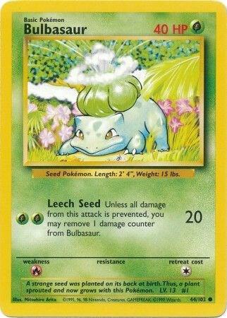 Bulbasaur, Base Set #44