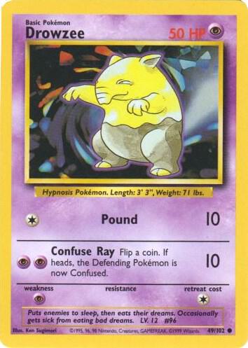 Drowzee, Base Set #49