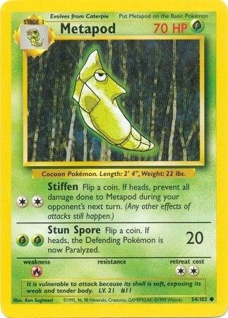 Metapod, Base Set #54