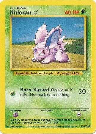 Nidoran♂, Base Set #55