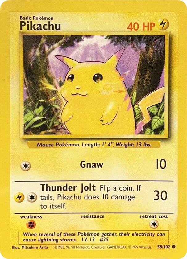 Pikachu, Base Set #58