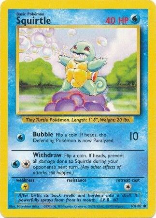 Squirtle, Base Set #63