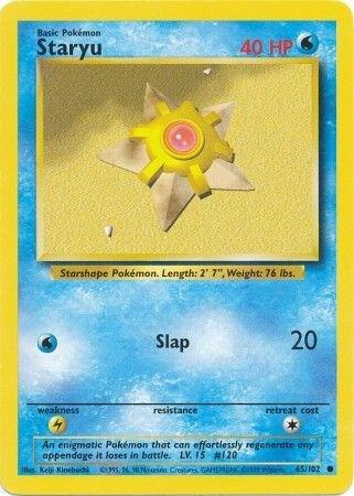 Staryu, Base Set #65