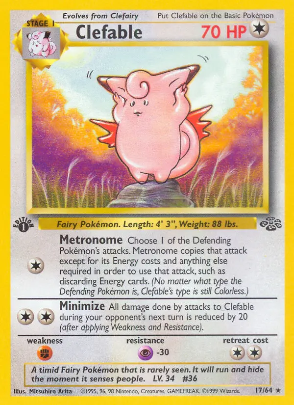 Clefable, Jungle #17